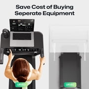 UREVO Foldi 3S Treadmill with Desk | Adjustable, Foldable, Smart Treadmill