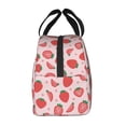 thumbnail image 2 of Lsque Strawberry Pattern Lunch Bag Women/Men Insulated Lunch Box,Small Leakproof Cooler Food Lunch Containers Reusable High Capacity Lunch Tote Bags, 2 of 6