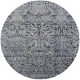 thumbnail image 1 of Ahgly Company Machine Washable Indoor Round Industrial Modern Iron Gray Area Rugs, 3' Round, 1 of 7