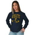 thumbnail image 3 of Bowling Team Varsity League Cool Plus Size Long Sleeve Graphic Tee Shirt Brisco Brands 2X, 3 of 5