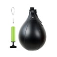 thumbnail image 4 of Saco de boxeo con bola de golpeo, bola de velocidad colgante para ejercicios, saco de golpeo para entrenamiento deportivo, , boxeo y fitness. negro, 4 of 8