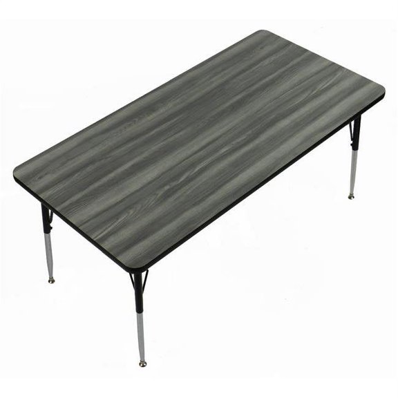 Correll A4872-KIDS-52 1.25 in. High Pressure Top kidney Activity Tables, New England Driftwood - 48 x 72 in.
