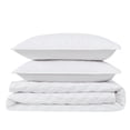 thumbnail image 6 of Cannon Oversized 100% Cotton Percale Quilt Set White Cotton 3-Piece Full/Queen Quilt Set, solid color themed, for Men and Women, OEKO-TEX Certified Confidence, 6 of 6