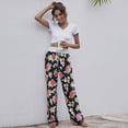 thumbnail image 1 of Pantalones casuales de mujer de Europa y Estados Unidos, pantalones holgados con cordones y estampados a la moda, 1 of 6