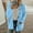Sky Blue, variant on Babysbule Winter Coats for Women Women Winter Warm Composite Plush Button Lapels Outwear Coat