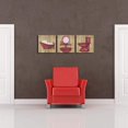 thumbnail image 5 of Burgundy Bathroom Canvas Wall Art Prints Rustic Bath Sets Red Wall Decor Still Life Picture Poster Print On Canvas for Home Shower Room Decoration Stretched Framed Ready to Hang 12x12inchx3panel, 5 of 6
