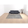 thumbnail image 4 of HomeRoots 511486 9 x 12 ft. Gray Taupe & Silver Abstract Rectangle Area Rug, 4 of 5