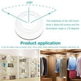 thumbnail image 3 of Lieonvis 7 Uds Luz Nocturna Inalámbrica LED Alimentada por Batería Lámpara Táctil LED Luz de Empuje Inalámbrica Luz Táctil Inalámbrica Luz LED Táctil Activada Encendido/apagado Luces Nocturnas para Armarios Gabinetes Cou, 3 of 7