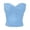 Light Blue, variant on Product Category Women's Tanks Elegant Solid Color Knit Top for Women Stretchy Tube Bandeau Crop Style for Casual or Party Wear Beige3XL