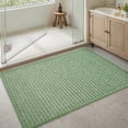 thumbnail image 6 of SIXHOME 18"x30" Bathroom Rug Non-Slip Absorbent Bath Mat Quick Dry Thin Soft Woven Boho Floor Mat Durable Textured Look Green, 6 of 8