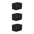thumbnail image 2 of sweethay Soporte para caja de almacenamiento de tarjetas comerciales, organizador portátil de gran capacidad, estuches coleccionables para Negro 3Conjunto, 2 of 6