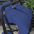 thumbnail image 6 of Outsunny Alloy 2-Seater Porch Swings Canopy Replacement, Dark Blue, 6 of 9