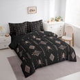 thumbnail image 3 of Feelyou Hippie Spider Bedding Comforter Set 7pcs, Western Bohemian Damask Full Bedding Set, 3 of 8