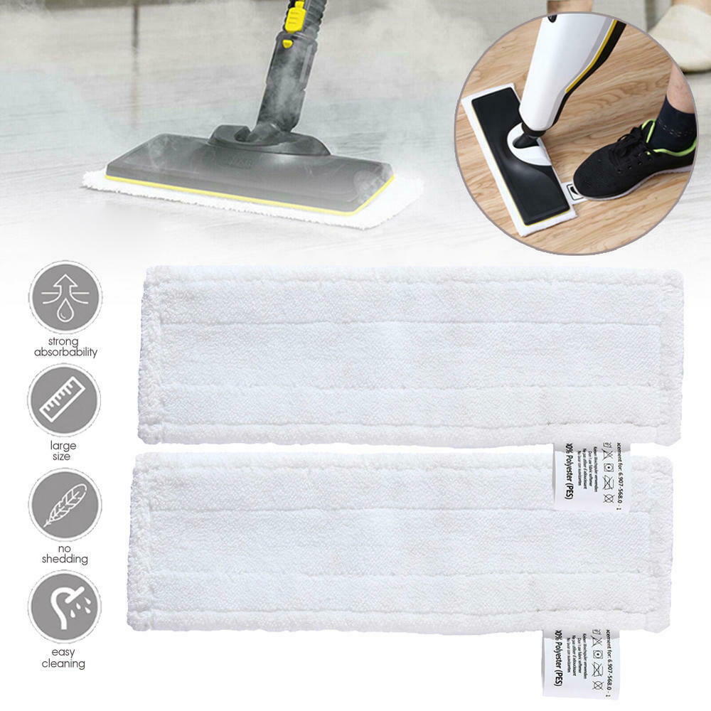 3pcs Mop Cloth Floor Pads Kit For Karcher SC2 SC3 SC4 SC5 Easyfix Steam Cleaner 