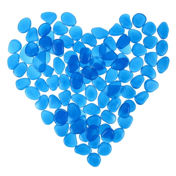 HEATSHAKING 100Pcs Irregular Shape Luminous Aquarium Stone for and Garden Enthusiasts