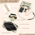 thumbnail image 3 of FORMRS Women Crossbody Purse with Chain Strap Vegan Leather Shoulder Handbag, Birds with Strawberries, 3 of 7