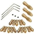 thumbnail image 4 of 3 Sets 0.5-3mm Brass Drill Chuck Small Electric Drill Bit Collet Fit, 4 of 11