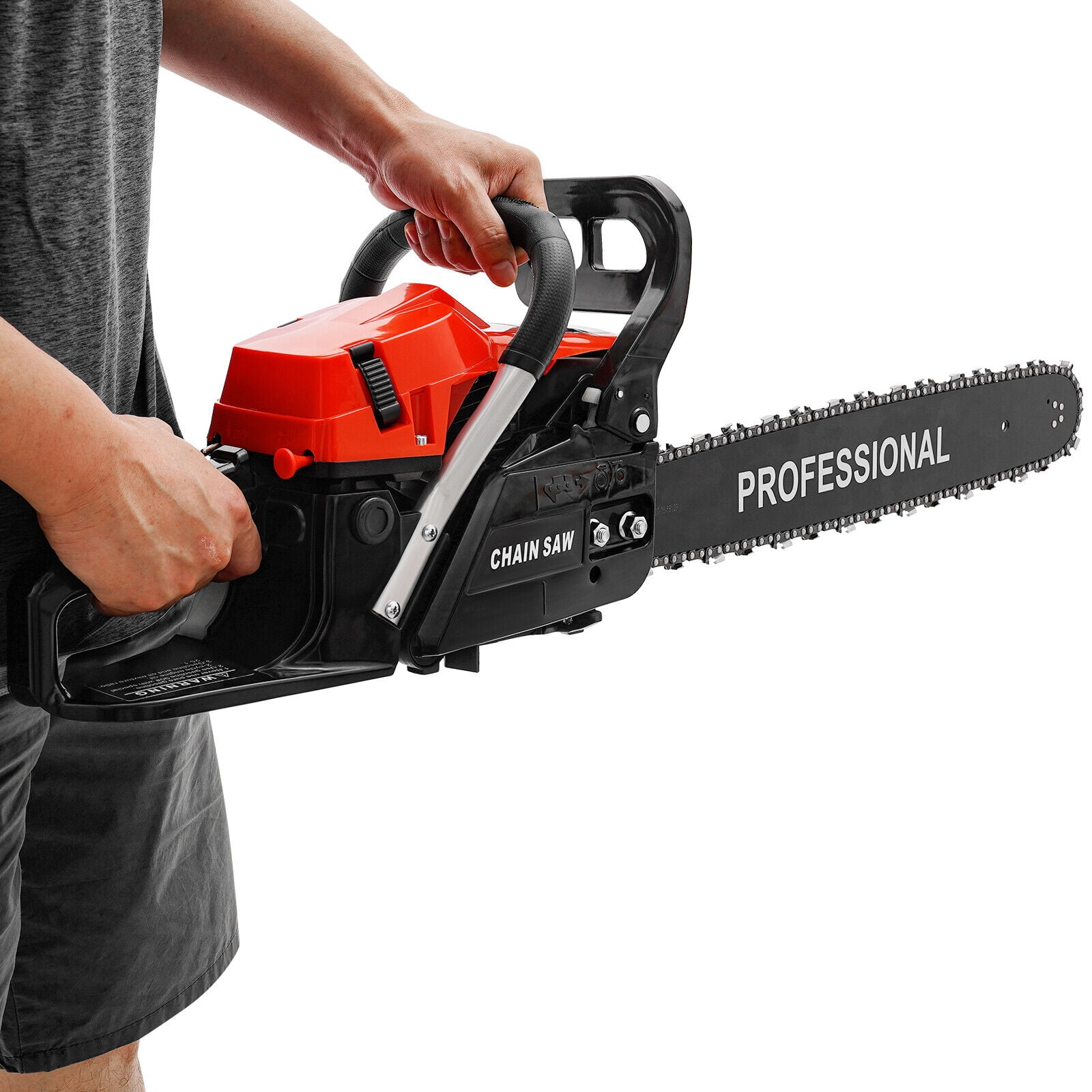 2-Stroke Gasoline Chainsaw 58 CC 20" Bar Power Engine Wood Cutting Gas Chain Saw for gardens, farms, parks