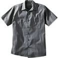 thumbnail image 4 of Red Kap Men's Short Sleeve Industrial Stripe Work Shirt, 4 of 5