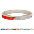 thumbnail image 3 of kurtrusly Reflective Sticker Rim Luminous Warning Tape Motorbike Bike Frame Wheel Adhesive Reflector Strip, Black Orange, 3 of 8