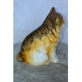 thumbnail image 5 of Nifao Brown Cat Sitting Bronze Statue, Charming for Cat Lovers – Home Decor Sculpture, 12"L x 10"W x 14"H, 5 of 11