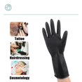 thumbnail image 4 of Guantes de nitrilo para peluquería, talla L, guantes profesionales para teñir el cabello con textura, impermeables y de látex., 4 of 5