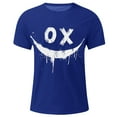 thumbnail image 4 of Men's Graphic Tees Printed Casual Summer Tee Tops Short Sleeve T-Shirts Fashion Tees, 4 of 7