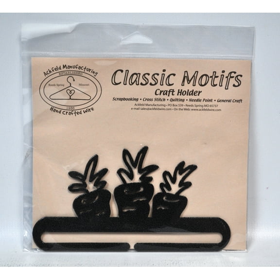 Classic Motifs 6 Inch Carrot Top Craft Holder