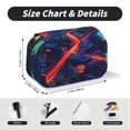 thumbnail image 5 of Goofa Neon City Map Pattern Double Layer Pen Pencil Case, Protective Large Capacity Storage Organizer Pen Pouch, Office College Supplies for Teens Adults, 5 of 7
