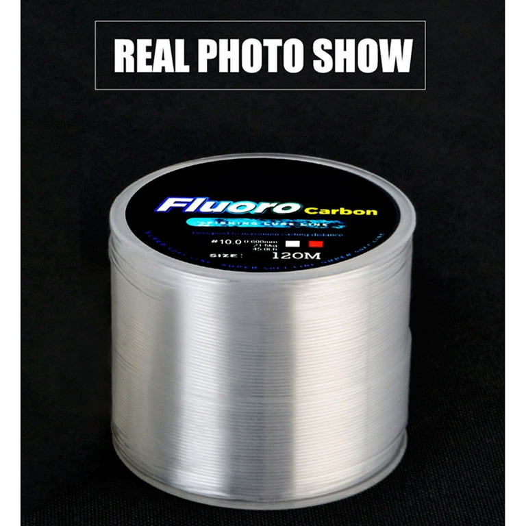 Monofilament Fishing Line Strong Mono Nylon Leader Line Superior Mono Nylon Fish Line Great SUBSTITUTE 120 Meters Abrasion Resistant Fly Fishing Line