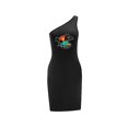thumbnail image 3 of Vestido con Hombros Descubiertos para Mujer, Disfraz de Verano, Vestido Clásico de Verano para Oficina, Paseos S, 3 of 7