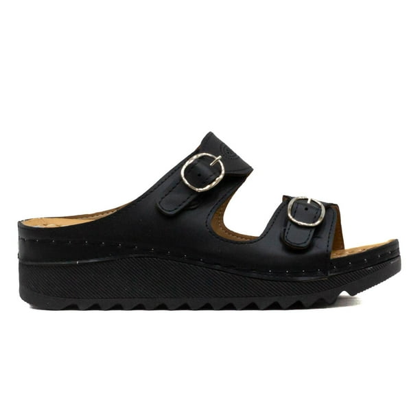 Sandalias para Mujer Flexmas 203 negro 25.5