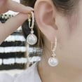 thumbnail image 7 of Pearl Earrings for Women, High-End New Niche Style, Elegant Stud Earrings, Exquisite Versatile Fashion Accessories, Simple Tassel Earrings, 7 of 7