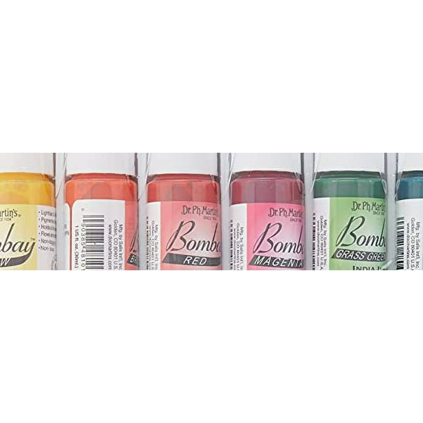 Dr. Ph. Botellas De Tinta Martin Bombay India, 0.5 Oz, Juego | Meses sin interés