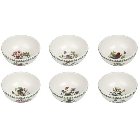

Portmeirion Botanic Garden Birds 5.5 Inch Fruit Salad Bowl Set of 6 (Assorted Motifs)