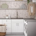 thumbnail image 3 of Pemberly Row Wide Shaker 28" Laundry Cabinet w/ Faucet and Stainless Steel Sink, 3 of 7