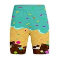 thumbnail image 3 of Gyexs Ice Cream Shorts for Kids Soft Stretchy Bottoms Ice Cream Shorts Toddler Girl Athletic Gym Shorts Outdoor Clothing 2-14Y (Mint Green, 11-12 Years), 3 of 4