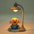 thumbnail image 4 of Linda lámpara de escritorio de cerdo, luz nocturna para niños, decoración del hogar, luz nocturna para guardería para niños (labio de bolso), 4 of 8