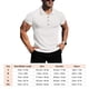 thumbnail image 2 of Camisas de vestir ajustadas para hombres, camisa musculosa de manga corta para hombres con botones en la parte delantera, camisa musculosa de manga corta adaptada para la perfección, 2 of 2