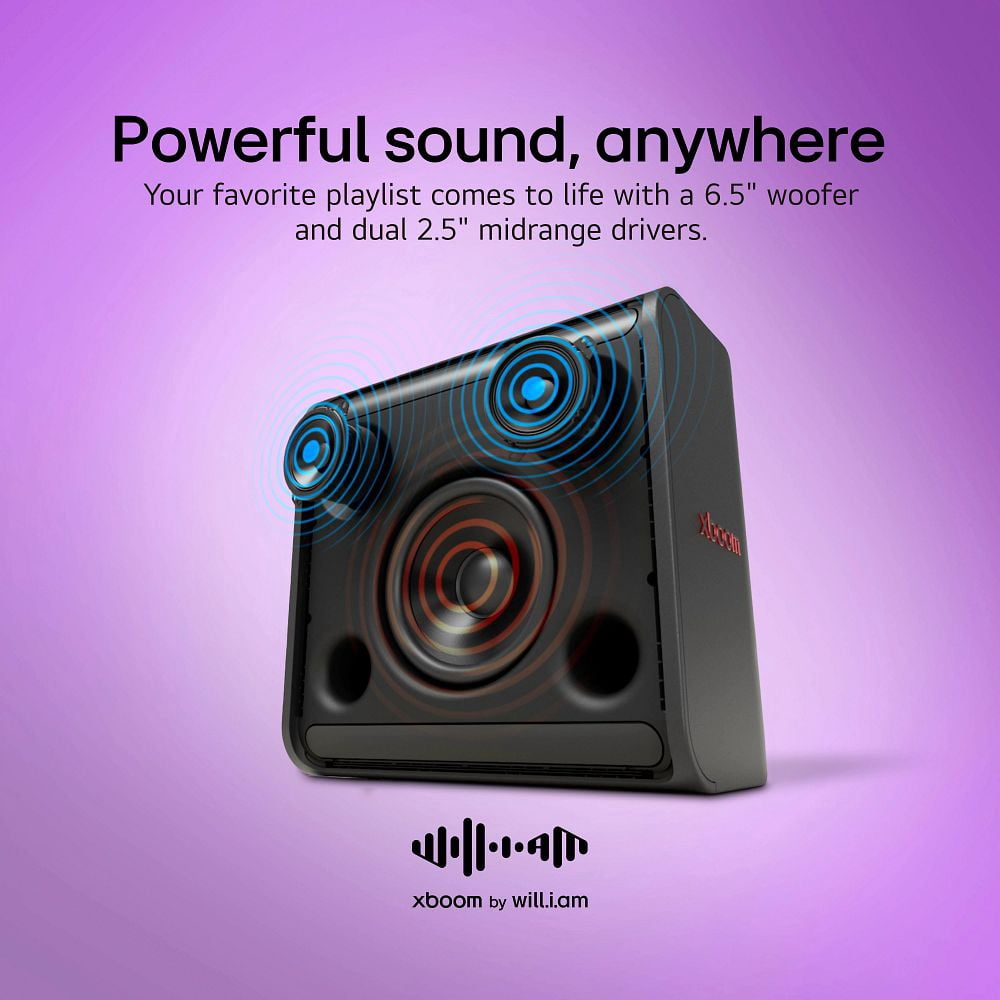 LG xboom Stage 301 | Bluetooth Speaker | xboom Signature Sound by will.i.am for Parties and Performances