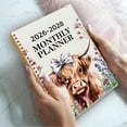 thumbnail image 4 of Watercolor Monthly Planner for 2026-2028 - Gift for Family & Friends, Time Management & Schedule Organizer, Artistic Design Planning Notebook, 4 of 5