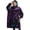 Psychedelic Halloween Pattern, variant on Oversized Wearable Blanket Hoodie,Pink Hued Cute Halloween Ghosts Pattern Sherpa Blanket Hoodie with Super Pockets,Super Warm Fuzzy Pullover for Women & Men