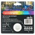 Brightz SpokeBrightz Color Morphing LED Bicycle Spoke Light, Snaps to