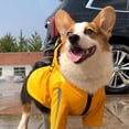 thumbnail image 5 of CIYISON Reflective Dog Clothes Dog Hodded Raincoat Skin Friendly Rainywear Pet Supplies, 5 of 7