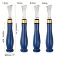 thumbnail image 2 of Leather Edge Creaser 1mm 1.5mm 2mm 2.5mm Stainless Steel DIY Leather, Blue, 2 of 5