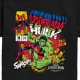 thumbnail image 3 of Spider-Man - Hulk Battle Boys' Short Sleeve Graphic T-Shirt, 3 of 5