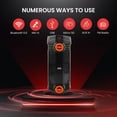 thumbnail image 3 of Altavoz PA Bluetooth portátil Pyle de 300 W con mando a distancia, 3 of 8