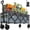 Blue & Grey, variant on 34'' Extra Long Collapsible Wagons Carts Foldable, 360LBS Heavy Duty Folding Beach Wagon Cart with Wheels, Portable Utility Outdoor Wagon for Grocery, Shopping, Garden, , Camping,