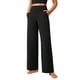 thumbnail image 1 of Pantalones CRZ YOGA Butterlift, cintura alta, pernera ancha, negros, talla XS, 1 of 6