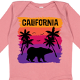thumbnail image 4 of Inktastic California Sunset Vacation Beach Girls Long Sleeve Baby Bodysuit, 4 of 5